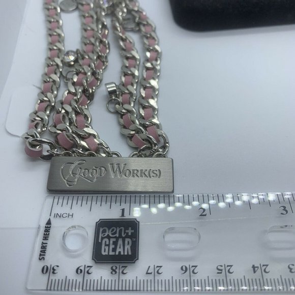 Good Works Multi Strand Leather and Beaded Bracelet W/Magnetic Clasp - Picture 5 of 6